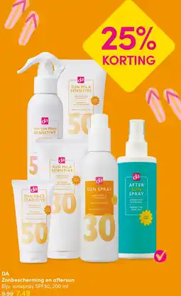 DA Da zonbescherming en aftersun aanbieding