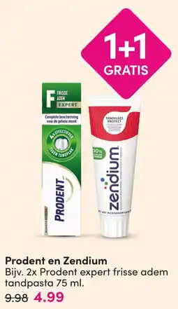 DA Prodent en Zendium aanbieding
