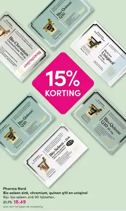 DA Pharma Nord Bio Seleen Zink, Chromium, Quinon q10 en Uniqinol aanbieding