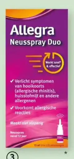 DA Allegra Neusspray Duo aanbieding