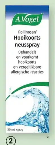 DA A.Vogel Pollinosan Hooikoorts Neusspray aanbieding