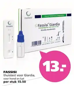 Ranzijn Fassisi thuistest voor Giardia aanbieding