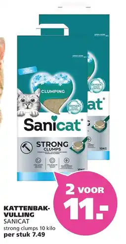 Ranzijn Kattenbakvulling Sanicat aanbieding