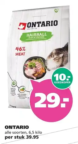 Ranzijn ontario hairball duck & chicken aanbieding