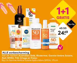 DA ALLE zonbescherming aanbieding