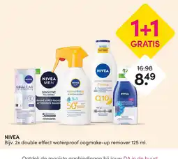 DA NIVEA double effect waterproof oogmake-up remover 125 ml aanbieding