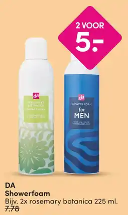 DA DA Showerfoam aanbieding