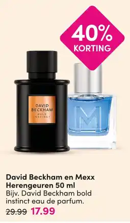 DA David Beckham en Mexx aanbieding