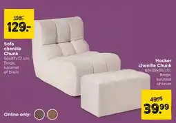 Xenos Sofa chenille Chunk aanbieding