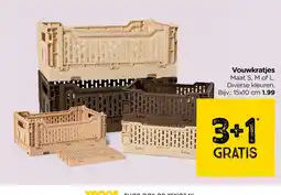 Xenos Vouwkratjes aanbieding