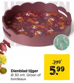 Xenos Dienblad tijger aanbieding