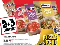 Jumbo Unox soep in zak aanbieding