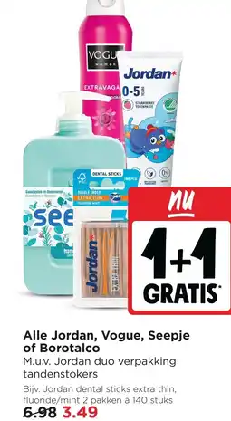 Jumbo Alle jordan, vogue, seepje of borotalco aanbieding