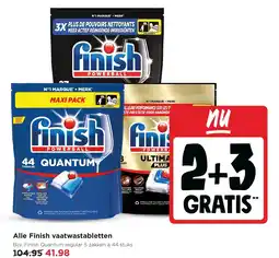 Jumbo Alle finish vaatwastabletten aanbieding