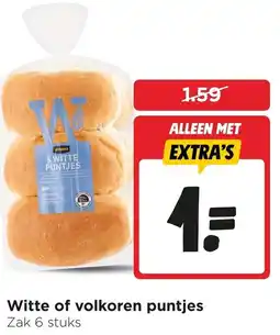 Jumbo Witte of volkoren puntjes aanbieding
