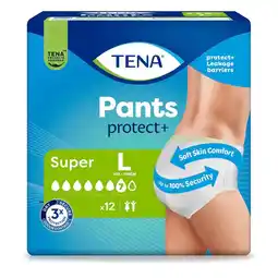 Kruidvat Tena Pants Protect+ Super Incontinentiebroekjes aanbieding