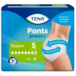 Kruidvat Tena Pants Protect+ Super Incontinentiebroekjes aanbieding