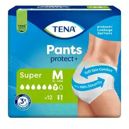 Kruidvat Tena Pants Protect+ Super Incontinentiebroekjes aanbieding