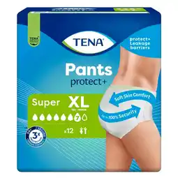 Kruidvat Tena Pants Protect+ Super Incontinentiebroekjes aanbieding