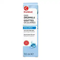 Kruidvat Kruidvat Oogdruppels Met Hyaluron aanbieding