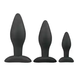 Kruidvat EasyToys Anal Collection Siliconen Buttplugsetje aanbieding