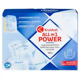 Kruidvat Kruidvat All in 1 Vaatwastabletten aanbieding