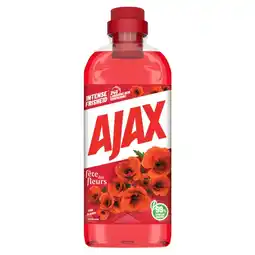 Kruidvat Ajax Fête des Fleur Rode Bloemen Allesreiniger aanbieding