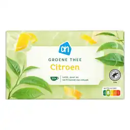 Albert Heijn AH Groene thee citroen aanbieding