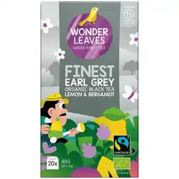 Albert Heijn WonderLeaves Finest earl grey aanbieding