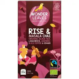 Albert Heijn WonderLeaves Rise & masala chai aanbieding