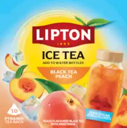 Albert Heijn Lipton Ice tea black tea peach infusion aanbieding