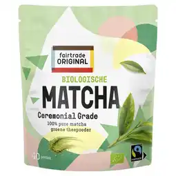 Albert Heijn Fairtrade Original Biologische matcha ceremonial grade aanbieding