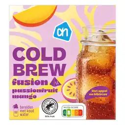 Albert Heijn AH Cold brew fusion passionfruit mango aanbieding