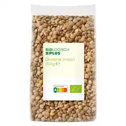 PLUS Biologisch PLUS Linzen groen biologisch aanbieding