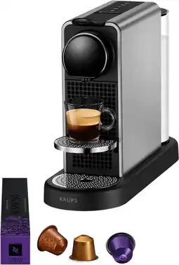 Coolblue Nespresso CitiZ Platinum XN610T Titan aanbieding