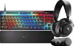 Coolblue SteelSeries Arctis Nova Pro Omni Zwart + Apex Pro TKL Gen 3 Qwerty Zwart aanbieding