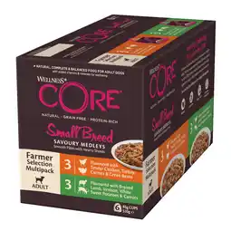 Zooplus 12x85g Farmer Selection Wellness Core Savoury Medleys Small Breed natvoer hond aanbieding