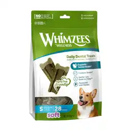 Zooplus Voordeelpakket: 2x 28 stuks Whimzees by Wellness Soft Snacks Gr. S voor kleine honden aanbieding