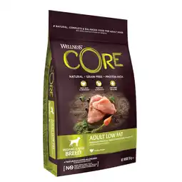 Zooplus Dubbelpak: 2x,10kg Wellness Core Dog Low Fat Kalkoen Droog Hondenvoer aanbieding