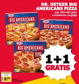 De Boerenschuur Dr. Oetker Big Americans pizza aanbieding