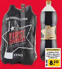 De Boerenschuur First Choice cola zero sugar aanbieding