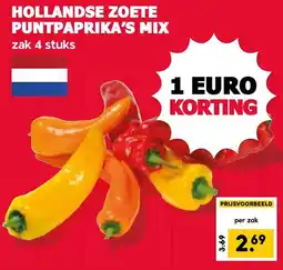 De Boerenschuur hollandse zoete punt paprika's mix aanbieding