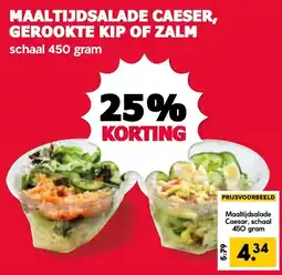 De Boerenschuur maaltijdsalade caeser aanbieding