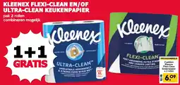 De Boerenschuur Kleenex flexi-clean en/of ultra-clean keukenpapier aanbieding