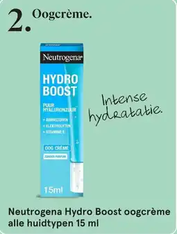 Etos Neutrogena hydro boost oogcrème aanbieding