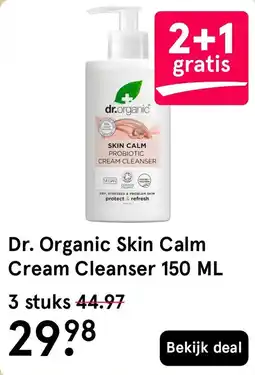 Etos Dr. Organic Skin Calm Cream Cleanser aanbieding