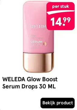 Etos weleda glow boost serum drops 30 ml aanbieding