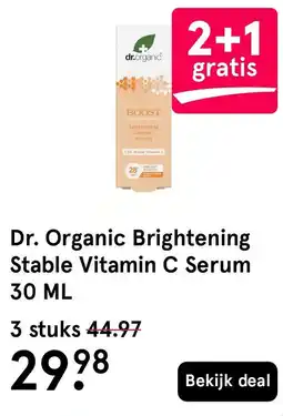 Etos Dr. Organic Brightening Stable Vitamin C Serum aanbieding