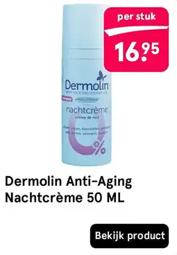 Etos Dermolin Anti-Aging Nachtcrème aanbieding