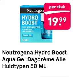 Etos Neutrogena Hydro Boost Aqua Gel Dagcrème Alle Huidtypen aanbieding